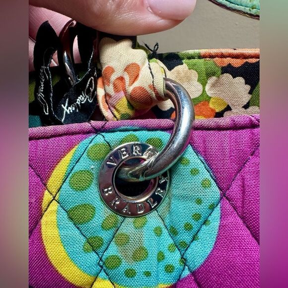 RETIRED 2012 VINTAGE Vera Bradley VaVa Voom Handbag Shoulder Bag Floral Quilted - Picture 6 of 16
